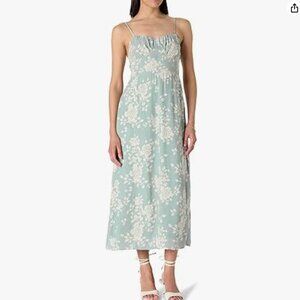 NWT The Drop Women’s Linea Spaghetti Strap Maxi Dress with Front Slit, Iceberg L